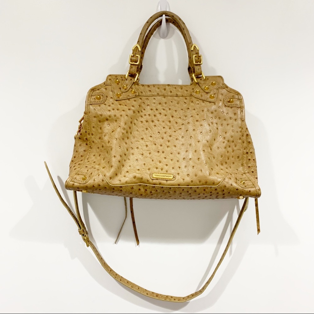 Rebecca Minkoff Desire leather ostrich satchel - Picture 4 of 8
